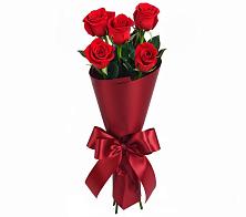 Букет 5 Красных роз Эдлесс Лав в Назарьево