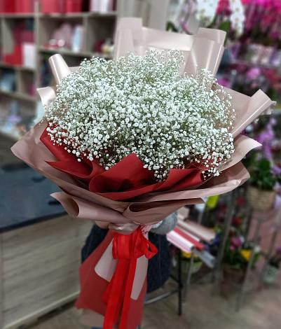 Букет цветов из: Гипсофила в Назарьево