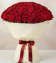 Букет 101 Красная роза Милано в Назарьево