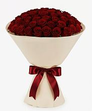 Букет 101 Бордовая роза Блэк Бакарра в Назарьево