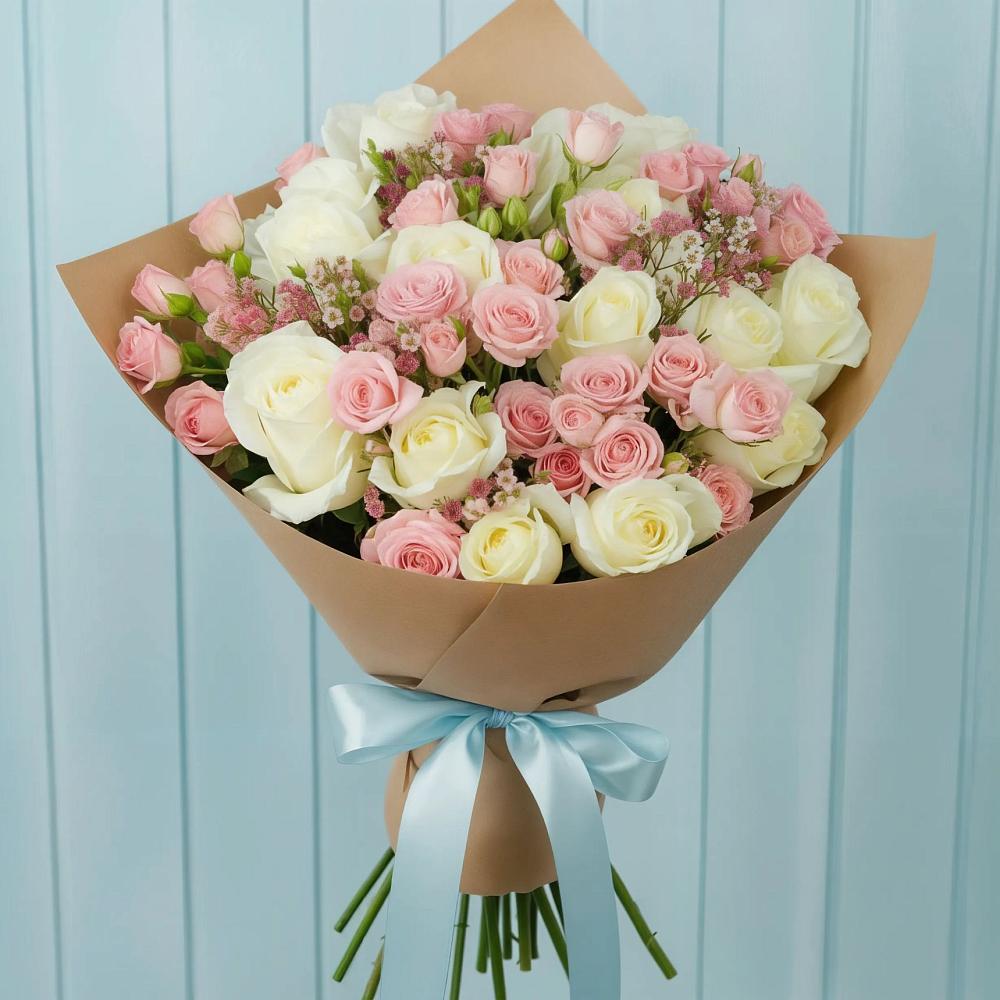 Букет цветов из: Розы в Назарьево