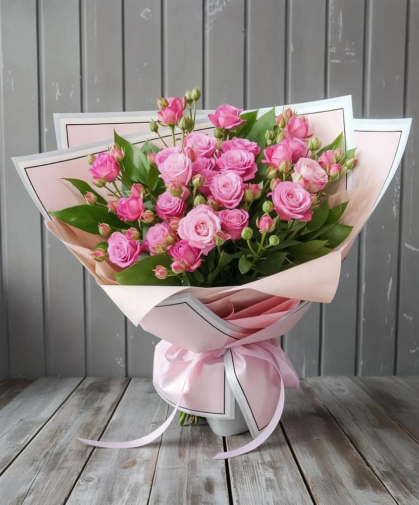 Букет Розовый кустик в Назарьево