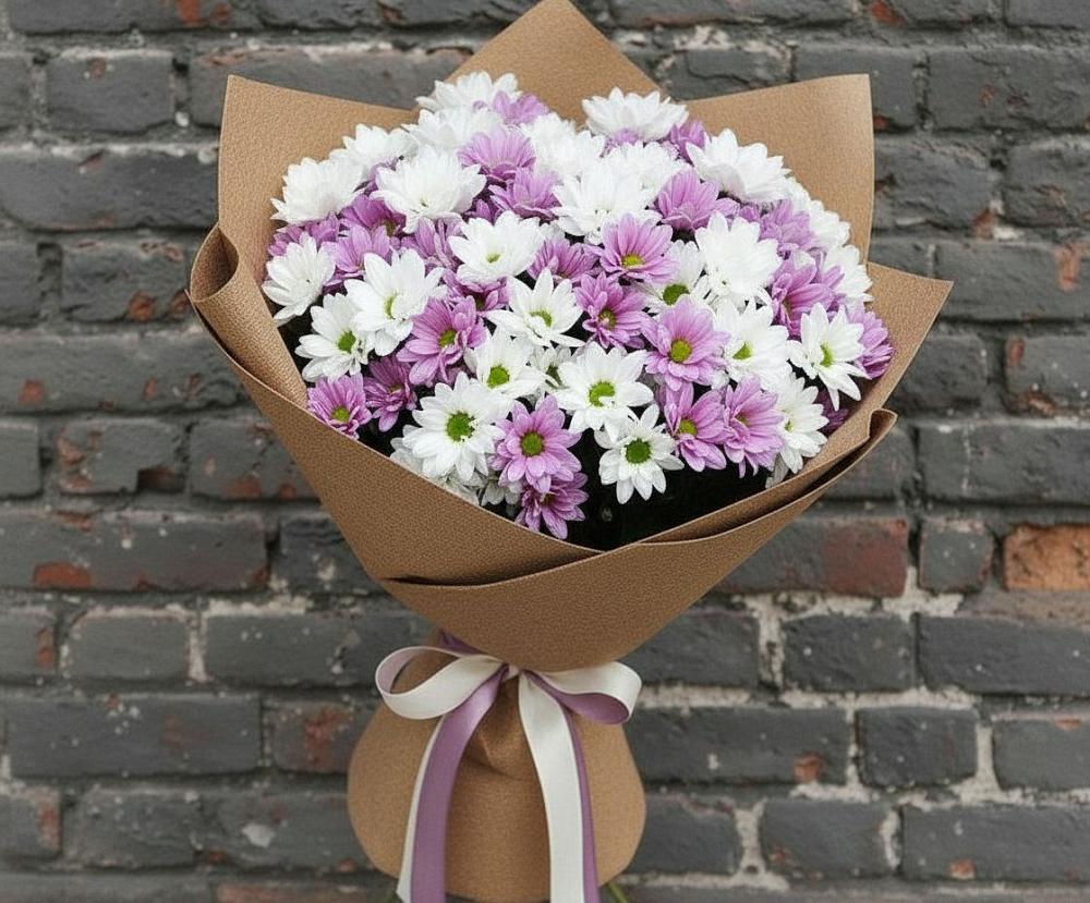 Букет цветов из: Хризантемы в Назарьево