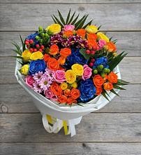 Букет цветов из:  Розы и Хризантемы в Назарьево