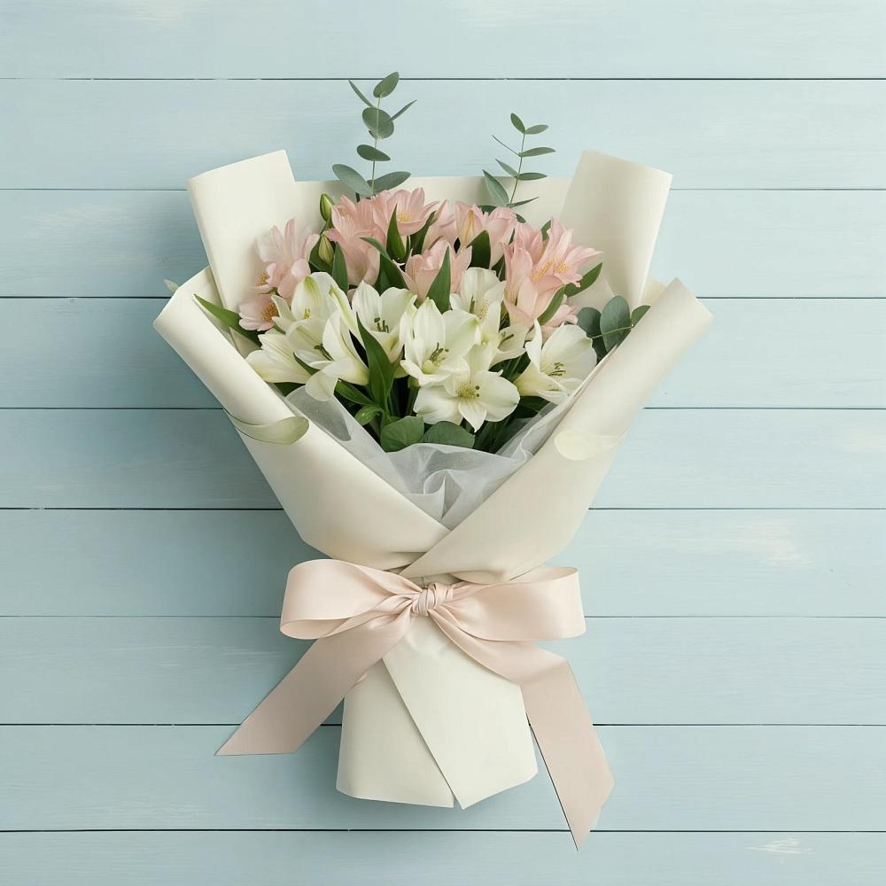 Букет цветов из: Альстромерии в Назарьево