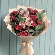 Букет цветов из:  Гвоздики и Розы #REPLACE_PRED# Назарьево
